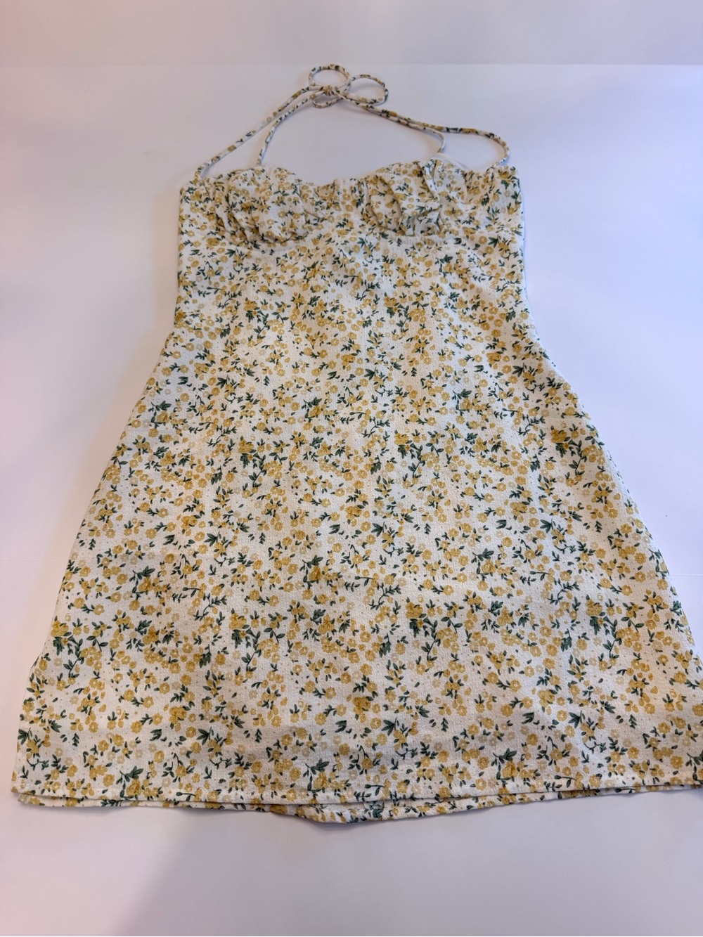 Princess Polly Floral Halter Mini Dress
